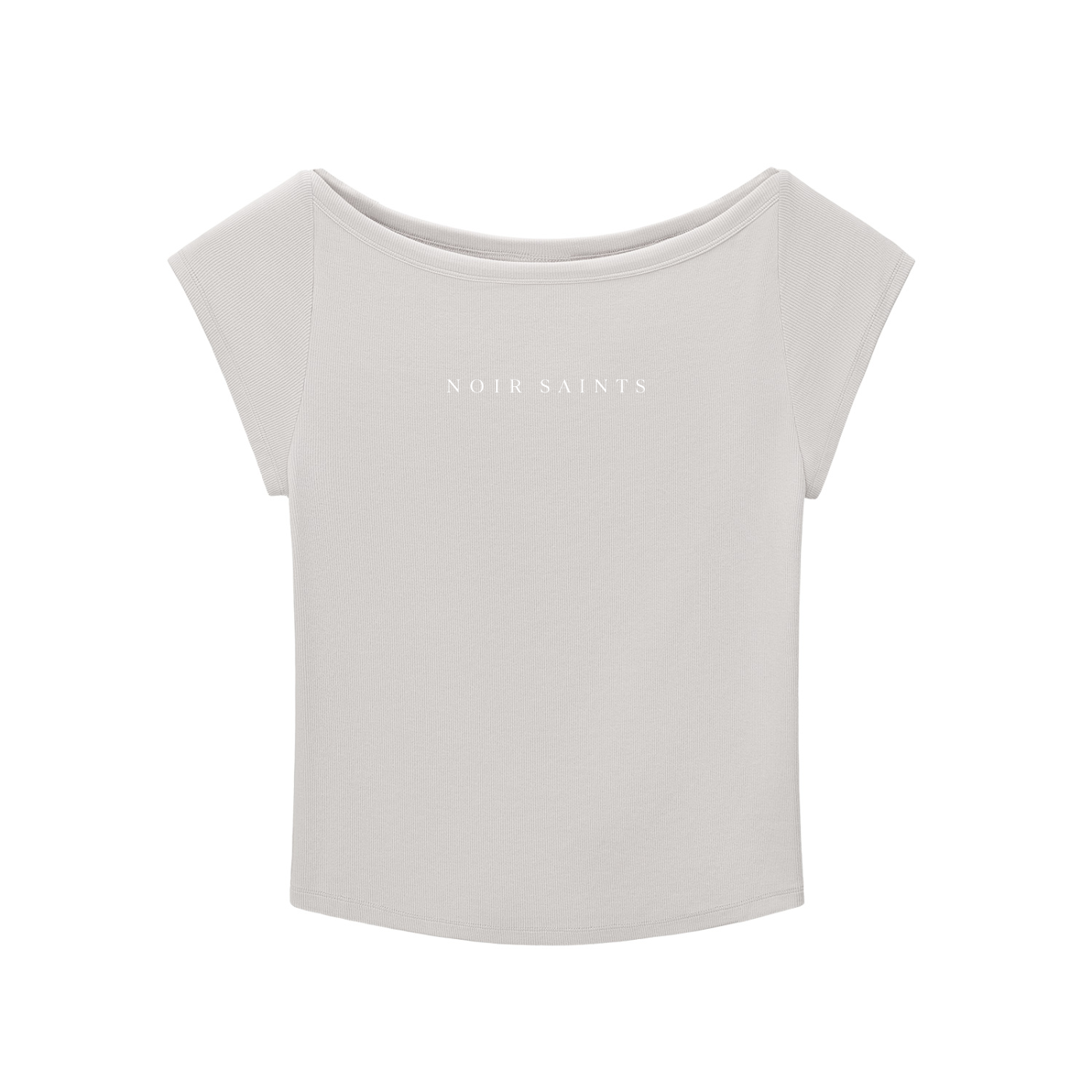 Noir Softline Wide Neck T-Shirt