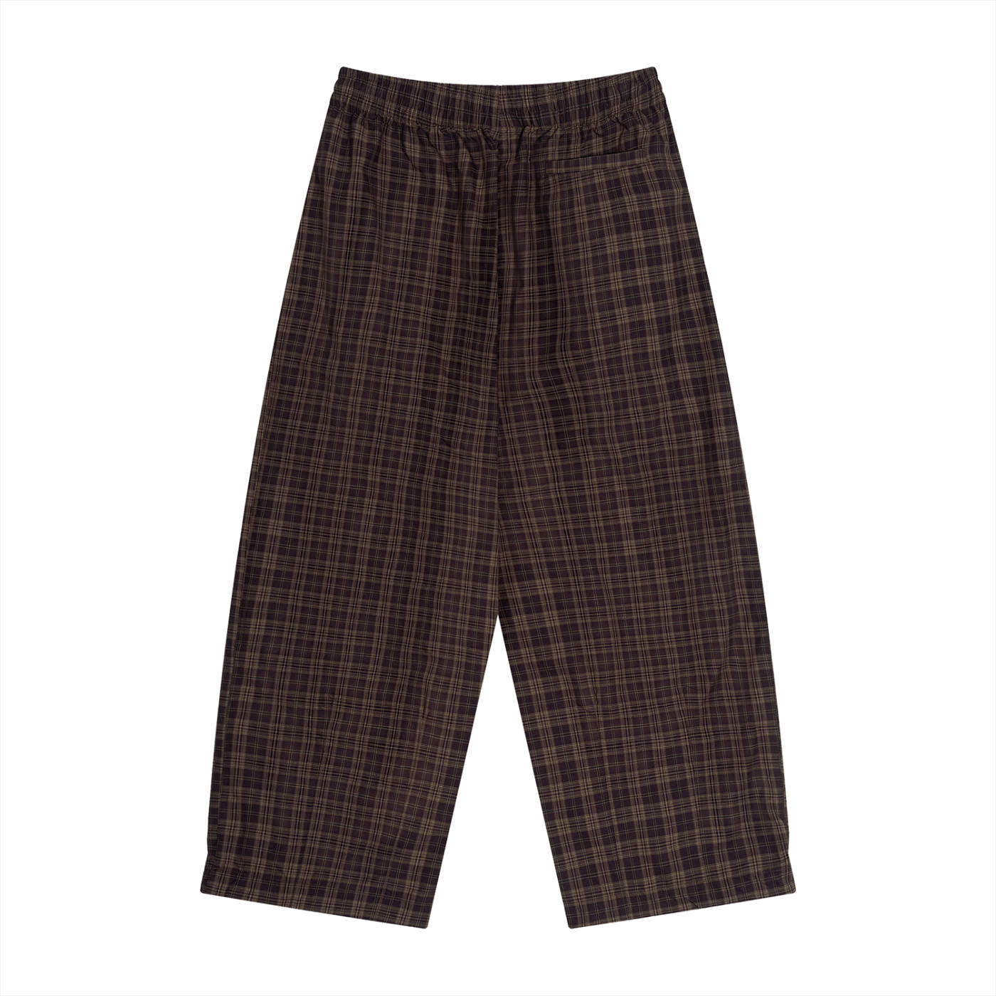 Heritage Plaid Wide-Leg Pants