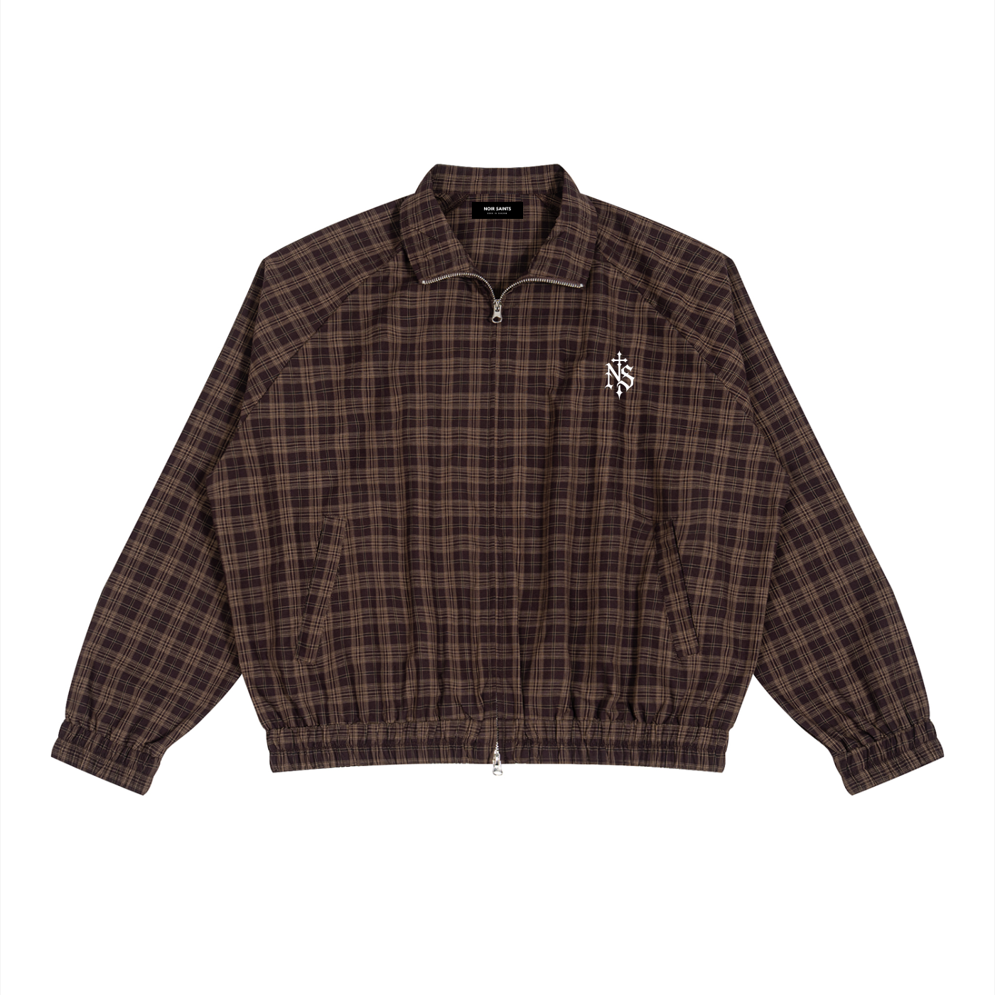 Monaco Tiger Plaid Track Jacket