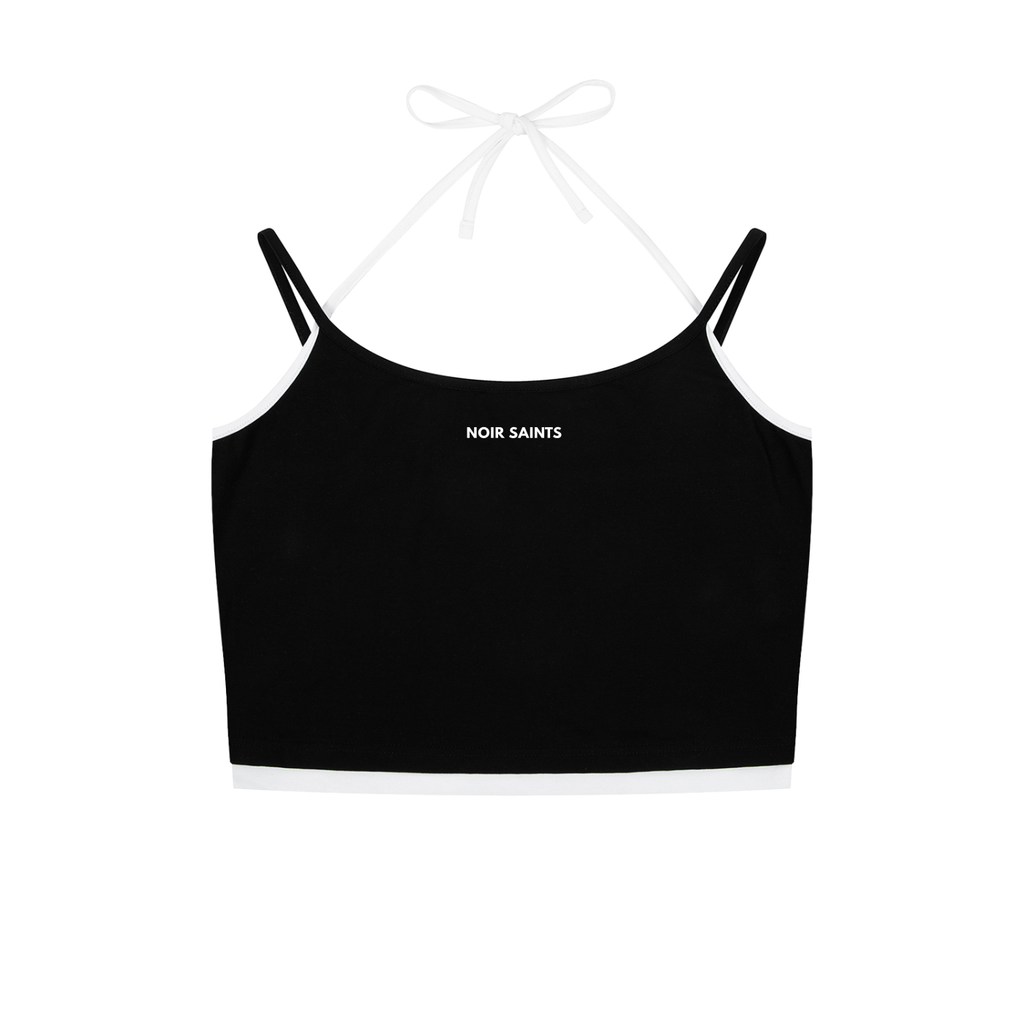 Contrast Halter Top