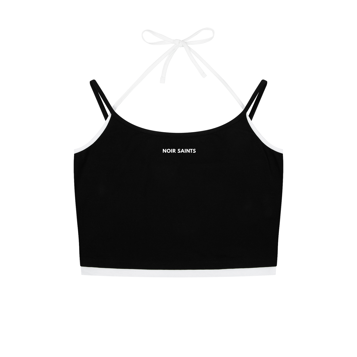 Contrast Halter Top