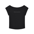 Noir Softline Wide Neck T-Shirt