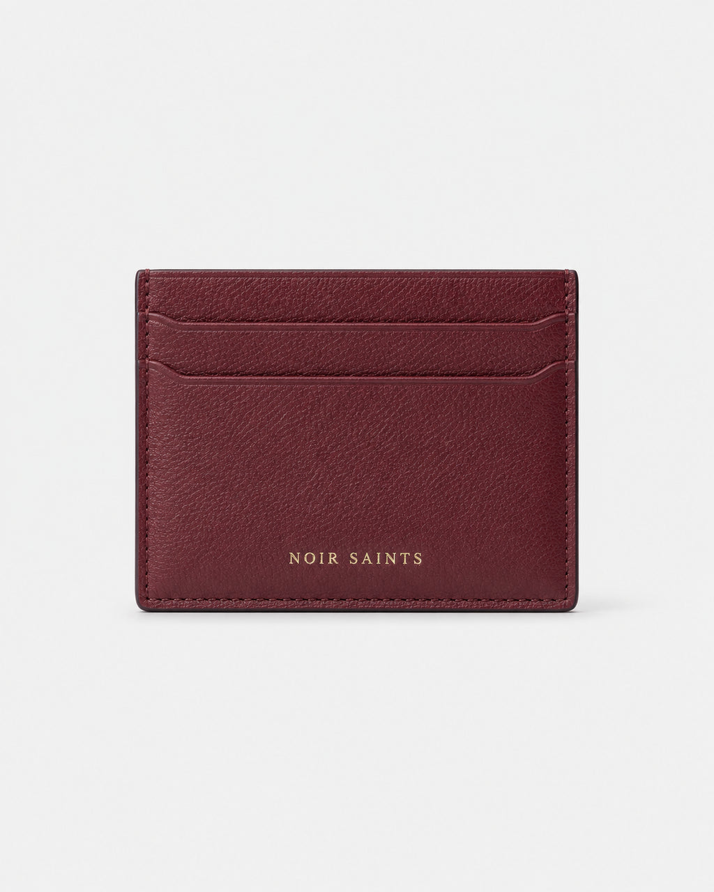 Burgundy Luxe Card Holder