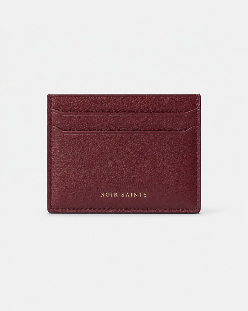 Burgundy Luxe Card Holder