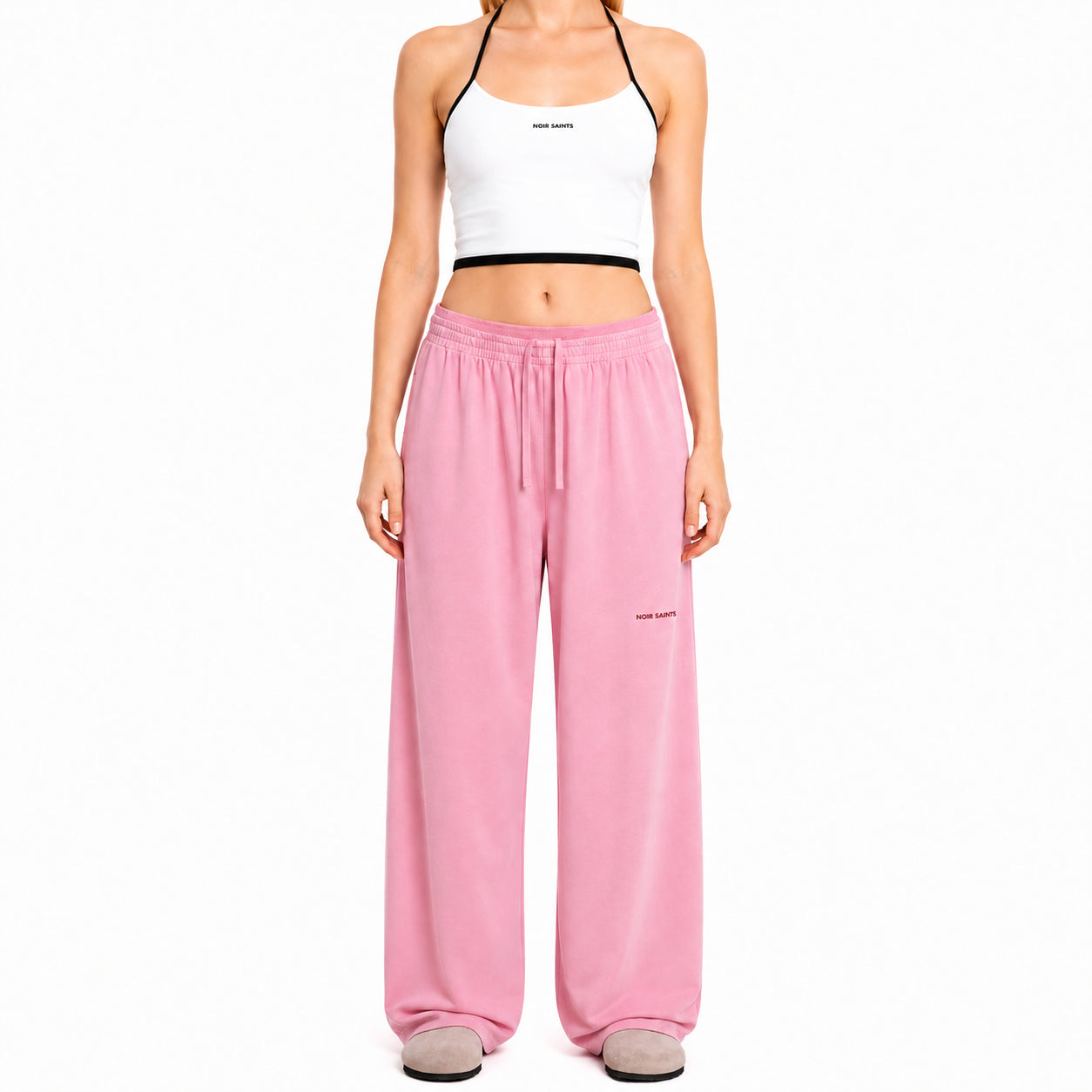 Contrast Halter Top
