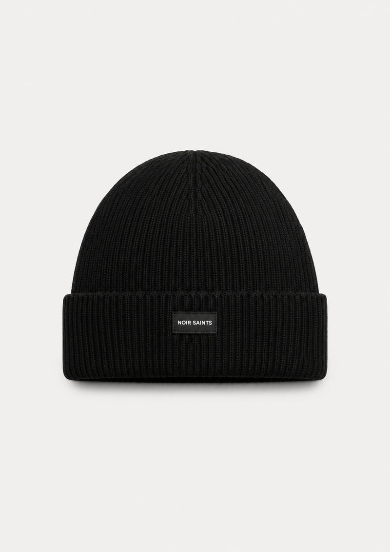 Ribbed Wool Beanie