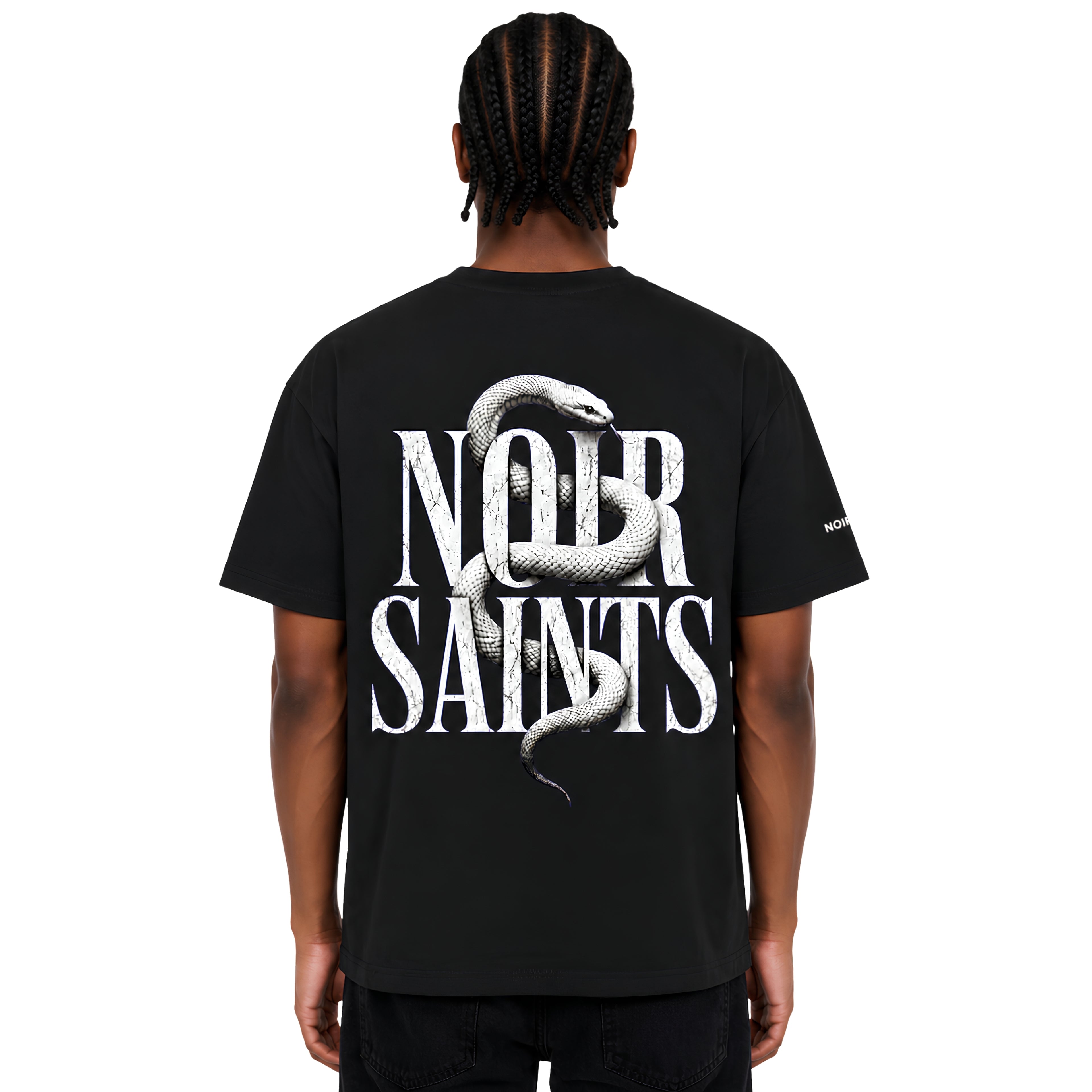 White Serpent Noir T-Shirt