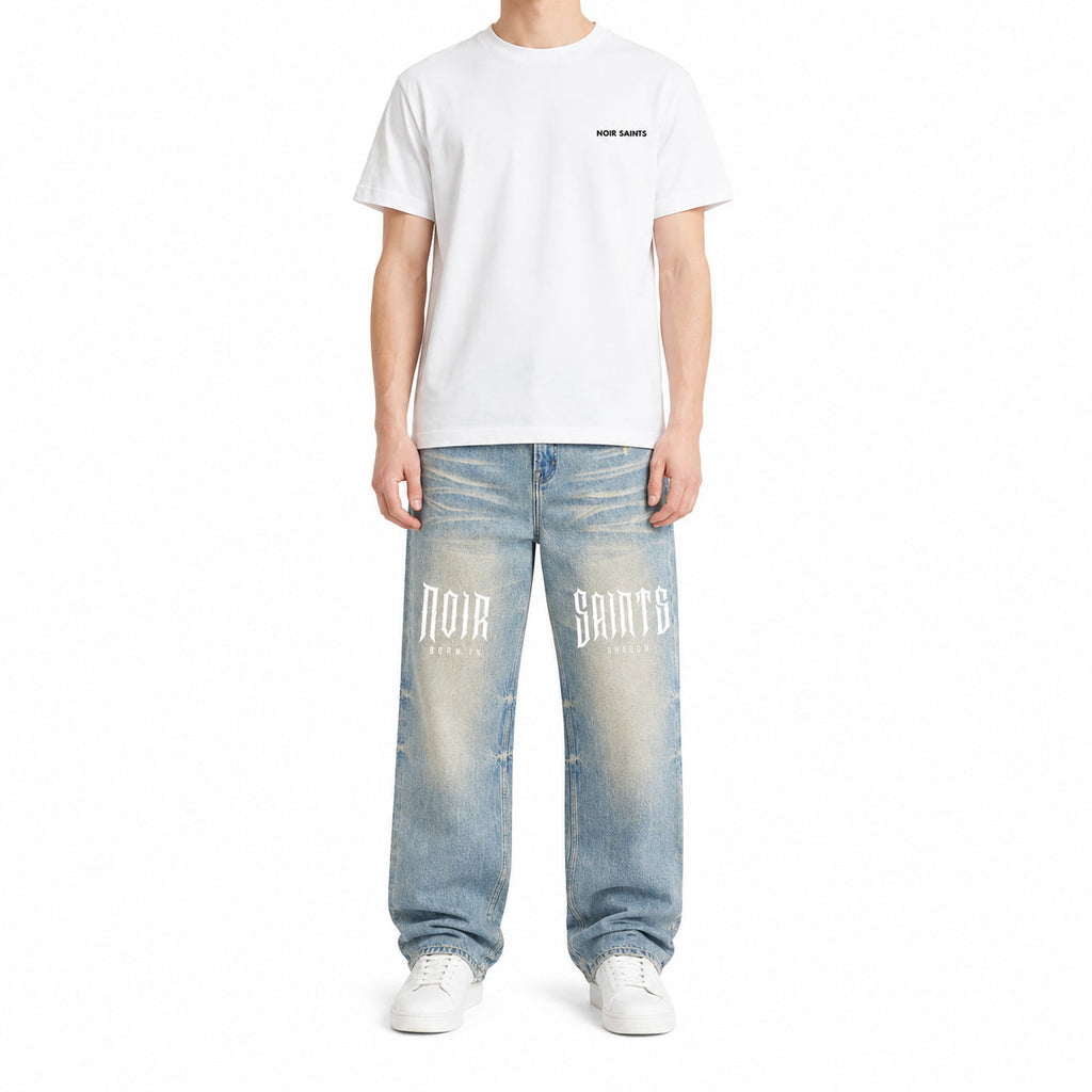 Shadow Wash Denim Jeans
